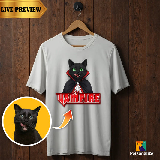 Personalized Pet Vampire Shirt - Petsonalize