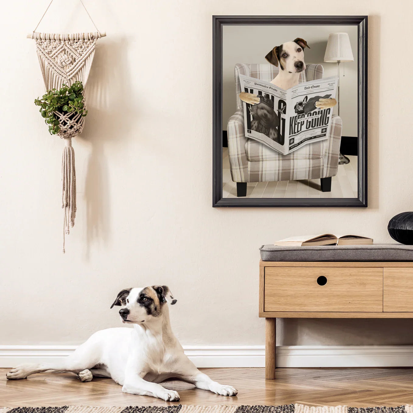 Personalized Pet Poster – Armchair Edition - Petsonalize