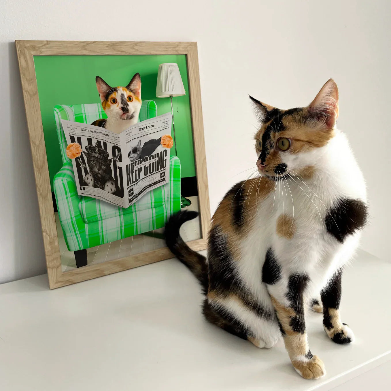 Personalized Pet Poster – Armchair Edition - Petsonalize
