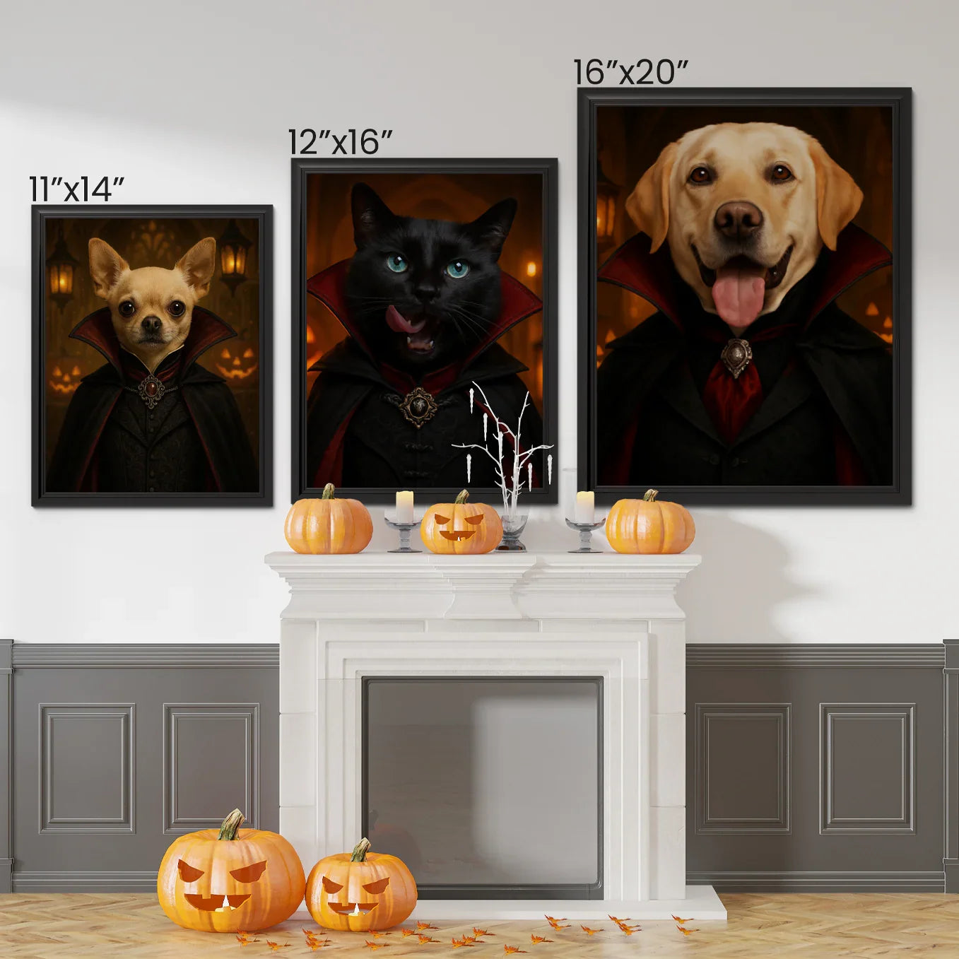 Personalized Pet Halloween Portrait - Petsonalize