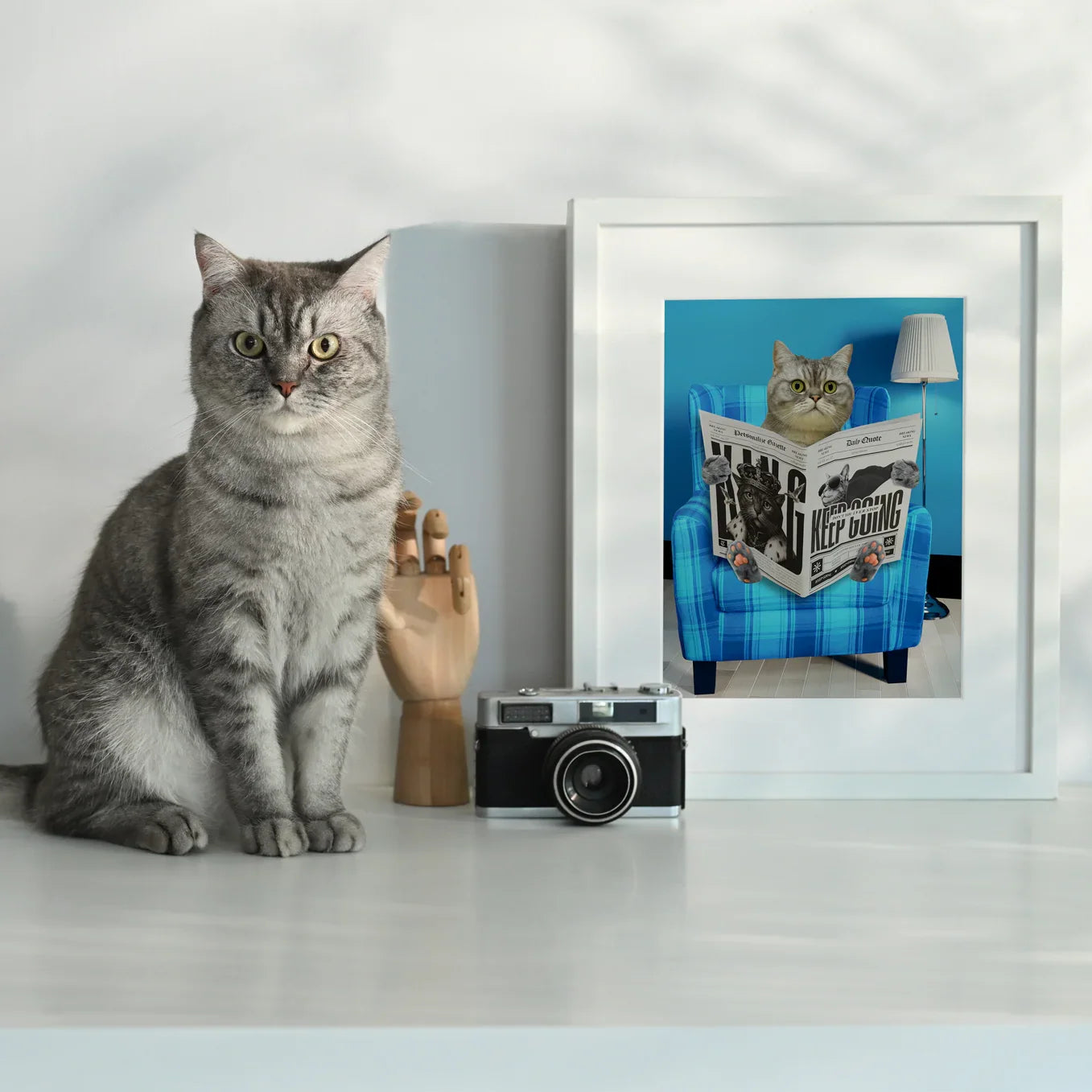 Personalized Pet Poster – Armchair Edition - Petsonalize