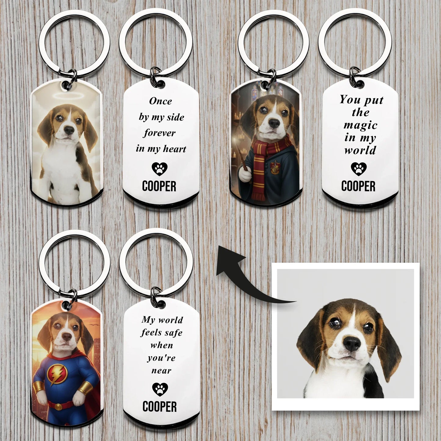 Personalized Pet Keychain - Petsonalize